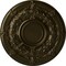 Ekena Millwork Dauphine Ceiling Medallion (Fits Canopies up to 13 1/4"), 33 7/8"OD x 1 3/8"P, Green Gold CM33DAGGS - alternate 1